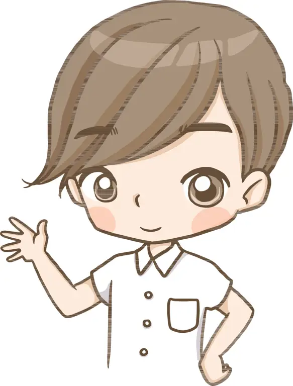 Gambar anak laki-laki anime yang imut