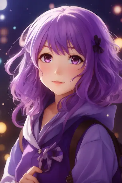 Makna di balik warna rambut ungu dalam anime Simbolisme warna rambut ungu dalam anime