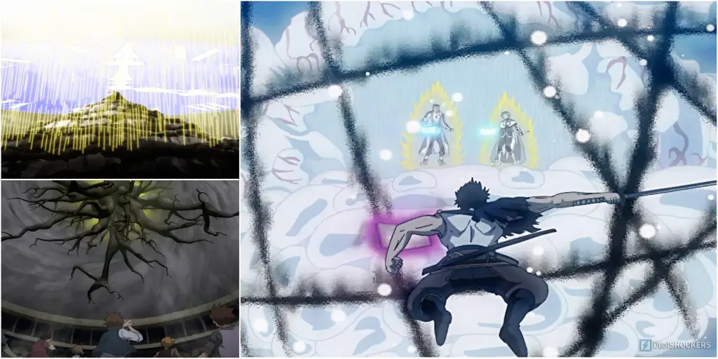 Pertarungan Sihir yang Menakjubkan Gambar pertarungan sihir yang spektakuler di Black Clover