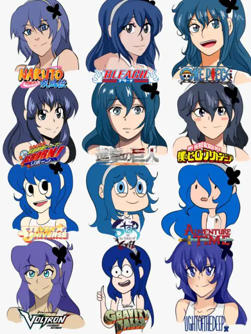 Berbagai Gaya Anime Perbandingan berbagai gaya seni anime