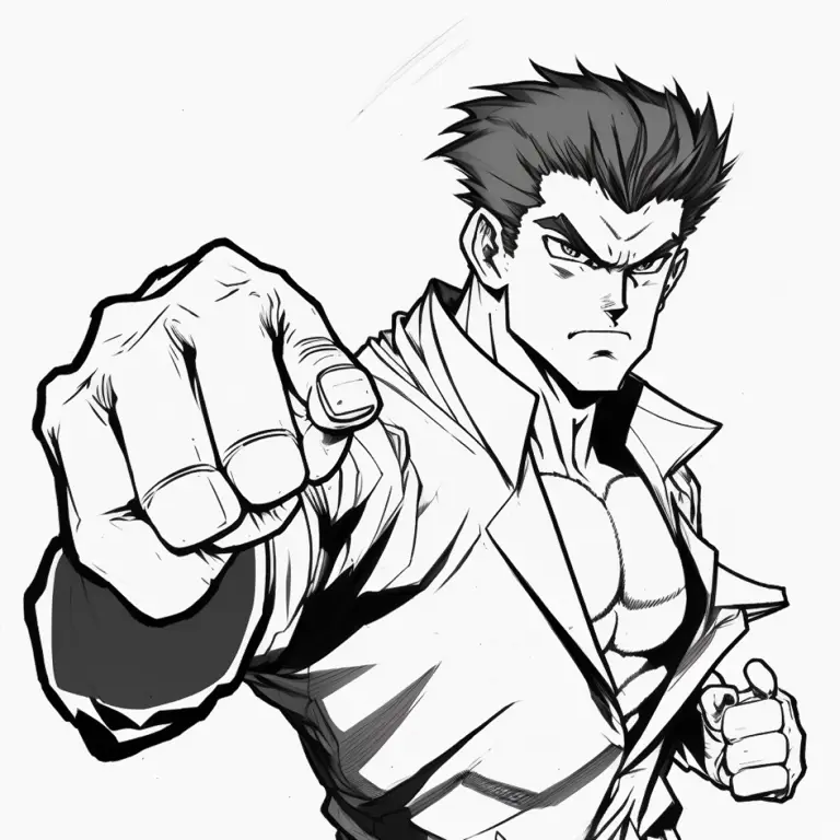 Ilustrasi berbagai pose karakter anime Gambar karakter anime dengan pose sugestif