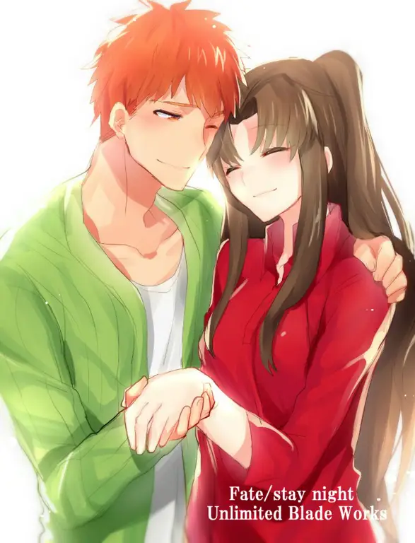 Shirou dan Rin, Dua Master dengan Kepribadian Berbeda Gambar Shirou Emiya dan Rin Tohsaka