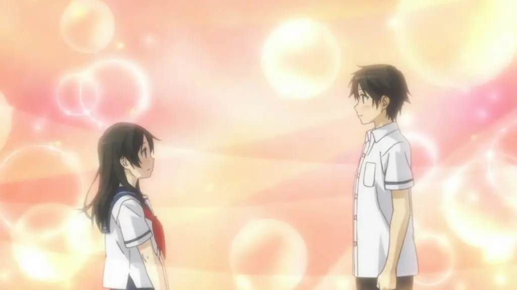 Latas belakang yang indah mempercantik anime action romance Pemandangan indah dalam anime action romance