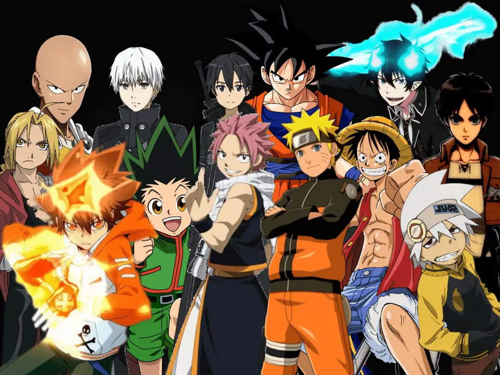 Karakter Anime Favorit Berbagai karakter anime