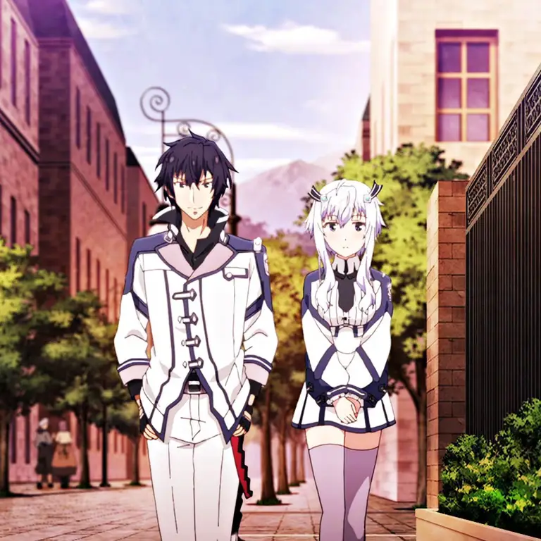 Adegan epik dari Maou Gakuin no Futekigousha Gambar adegan menarik dari anime Maou Gakuin no Futekigousha