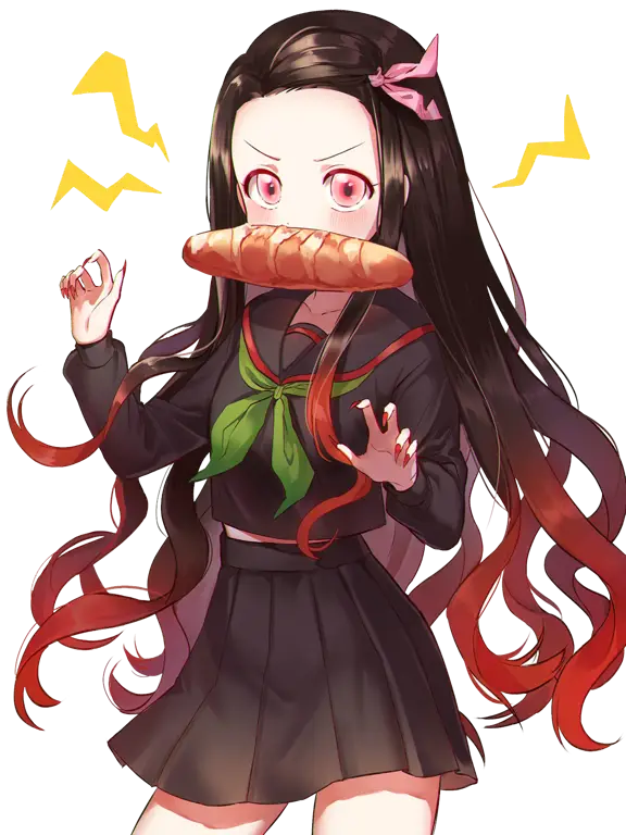 Gambar yang menampilkan Tanjiro, Nezuko, Zenitsu, dan Inosuke Gambar karakter-karakter Kimetsu no Yaiba