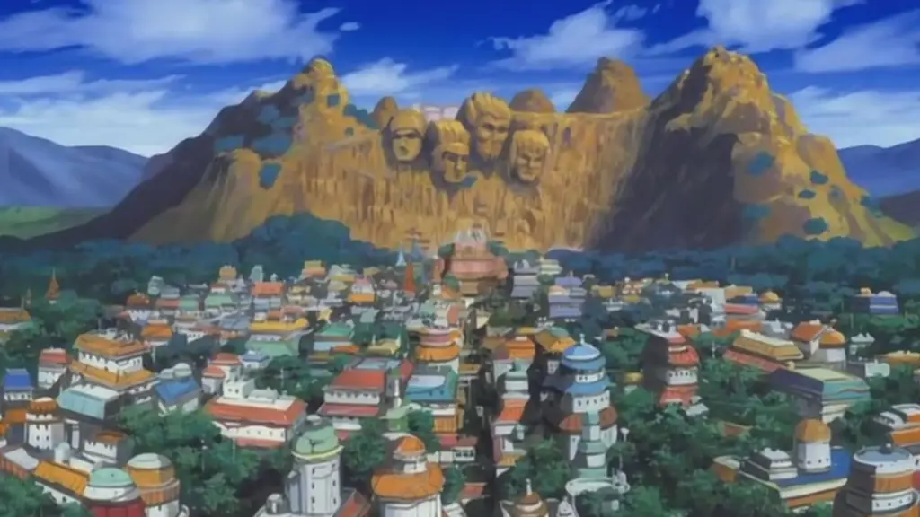 Keindahan Alam Konoha dan Sekitarnya Pemandangan alam dalam Naruto Shippuden